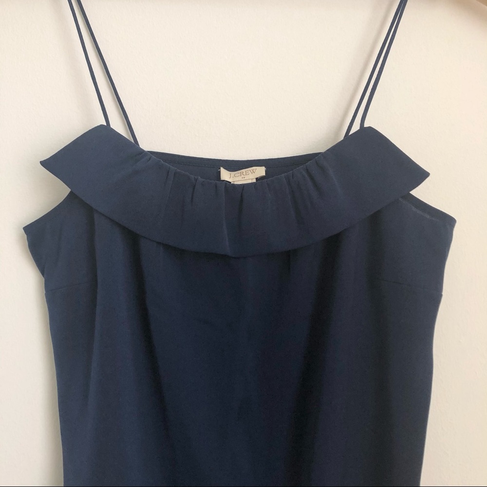 J. Crew Strappy Top With Ruffle - Picture 2 of 4